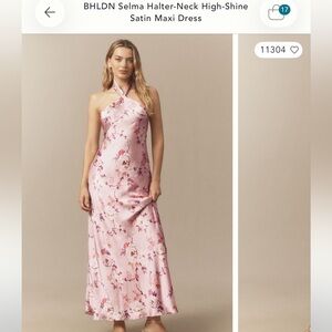 BHLDN Floral Pink Maxi dress